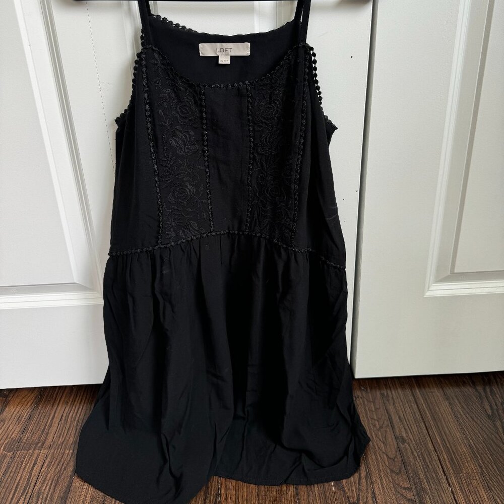 Loft black dress